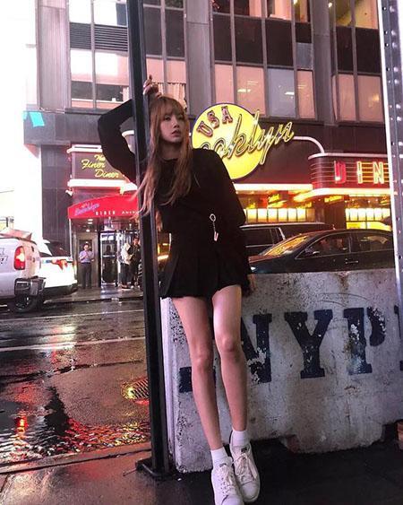 ​lisa英文名什么意思 lisa个人资料身高多少纽约旅行照曝光