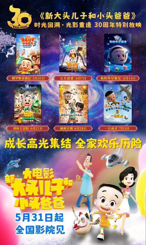 今日(5月31日),陪伴三代人成长的经典动画IP“新大头儿子”系列第六部动画电影《新大头儿子和小头爸爸6:迷你大冒险》正式定档,将于7月5日登陆全国院线。影片由中央广播电视总台少儿频道、央视动漫集团、